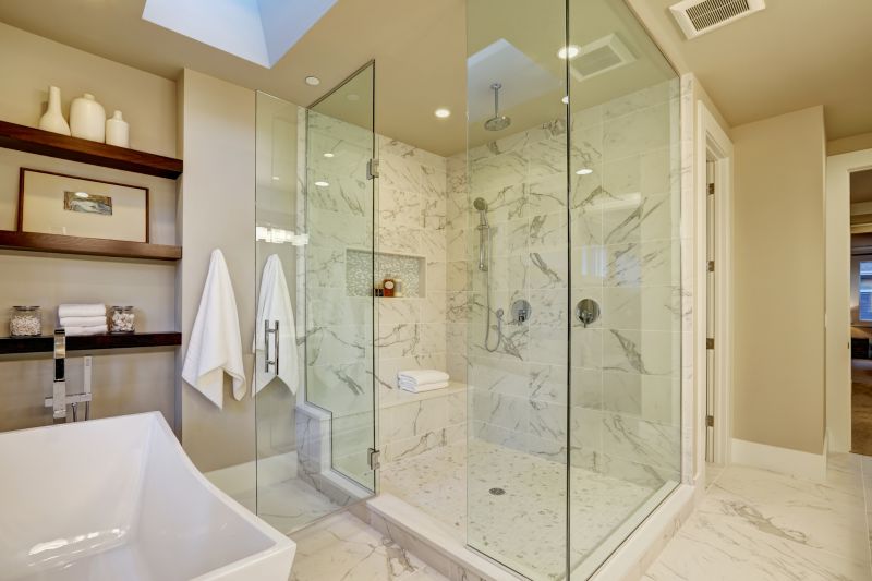 Luxurious Shower with Seating