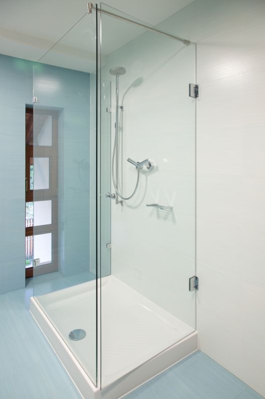 Completed Shower with Accessories